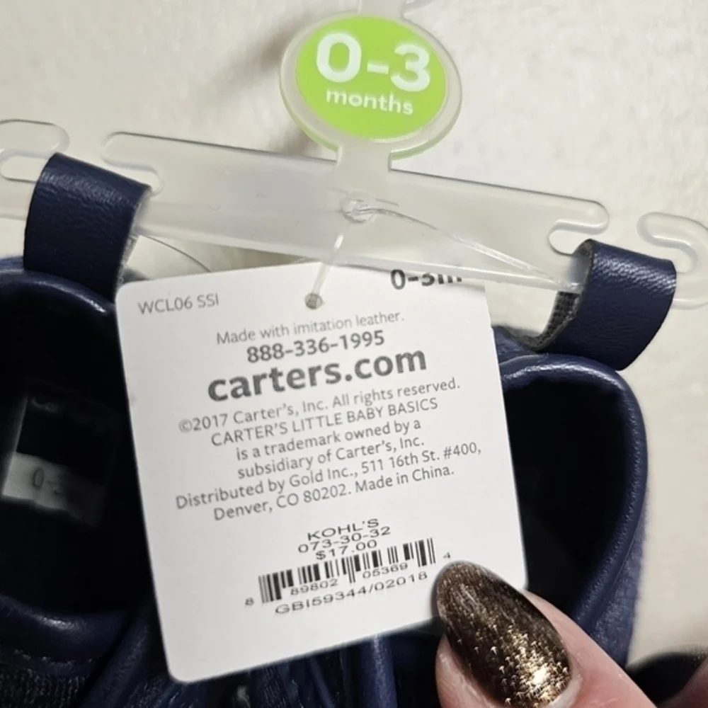 Carter's Little Baby‎ Basics Infant Newborn 0-3 Months Shoes Sandals Bundle